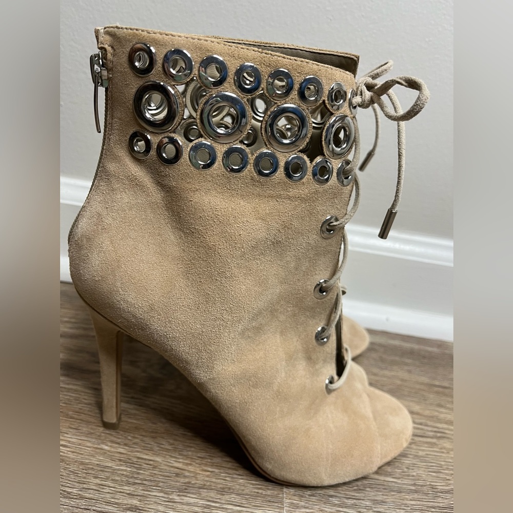 Kendall and Kylie genuine suede booties size 8 1/2